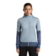 Icebreaker Merino Blend 300 RealFleece Descender Long Sleeve Zip Hoodie - Women's, Dawn/Zinc Blue/Cb, Small, IB0A57CS0NN100S000