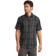 Icebreaker Merino 125 Cool-Lite Steveston SS Shirt Plaid - Mens, Obsidian/Black, Small, IB0A579W0GDS
