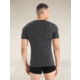 Icebreaker Merino 150 Anatomica SS Crewe - Men's, Jet Heather, Medium, IB103033011M