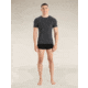 Icebreaker Merino 150 Anatomica SS Crewe - Mens, Jet Hthr, Medium, IB103033011M