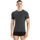 Icebreaker Merino 150 Anatomica SS Crewe - Men's, Jet Heather, Medium, IB103033011M