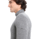 Icebreaker Merino 200 Oasis Long Sleeve Half Zip Thermal Top - Mens, Gritstone HTHR, Extra Large, IBB04367013XL