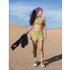 Icebreaker Merino Blend 125 Cool-Lite Sprite Racerback Bra - Womens, Olive, Extra Small, IB0A57240AAXS