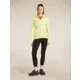 Icebreaker Merino Blend 200 RealFleece Descender LS Zip Hoodie - Womens, Citrine, Large, IBBA56YN0ABL