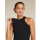 Icebreaker Merino Blend Rib Lotus Tank - Womens, Black, Extra Large, IB0A5779001XL