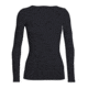 Icebreaker Siren Long Sleeve Sweetheart Top - Women's, Black, Extra Large, IB103194001XL
