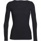 Icebreaker Siren Long Sleeve SweeTheart Top - Womens, Black, Extra Small, IB103194001XS