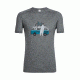 Icebreaker Sphere Short Sleeve Crewe Van Surf Life, Metal Hthr, L, 104175001L