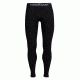 Icebreaker Tech Leggings w Fly, Black, L, 104036001L