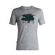 Icebreaker Tech Lite Short Sleeve Crewe Arctic Explorers - Mens, Metro Heather, Large, 104309-001-L