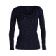 Icebreaker Women Merino 150 Siren LS Sweetheart, Midnight Navy, M, IB103194401M