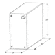 Icon Fresh Water Tank With 1/2in.Ftp And 1-1/4" Filler Wt2455, 33in x 9in x 18", 20 Gallon, 12455