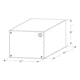 Icon Fresh Water Tank With 1/2in.Ftp And 1-1/4" Filler Wt2456, 47in x 16in x 21", 61 Gallon, 12456