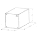 Icon Fresh Water Tank With 1/2in.Ftp And 1-1/4" Filler Wt2459, 22in x 13in x 13", 15 Gallon, 12459