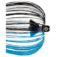 Iland Witches Bugs Saltwater Troll Lure, 7in, 1/4oz, Flash Black Head, Black/E Blue, IW145F-BK/EBL