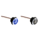 Innovative Lighting 1" Round LED "Shortie" Livewell/Bulkhead Light w/219 Grommet, Blue, White