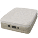 Insta-bed Raised 18 in Queen Pillow Top Air Mattress with NeverFlat Pump, Beige, Queen, 840018G