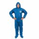 International Enviroguard ViroGuard 2404 Coverall w/Hood, Boot, Elastic Wrist and Back, Blue, L, Case 25, 2404-L