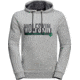 Jack Wolfskin Slogan Hoody - Mens, Light Grey, Medium, 1707221-6111003