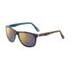 Joop! 87173 Single Vision Prescription Sunglasses, Brown Frame, Grey/Blue W/  Violet.Gold Mirror Lens-87173-6723SV