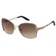 Just Cavalli JC407S Sunglasses - Shiny Rose Gold Frame Color, Gradient Brown Lens Color