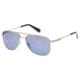Kenneth Cole KC7153 Sunglasses - Shiny Light Nickeltin Frame Color