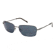 Kenneth Cole New York KC7024 Sunglasses - Shiny Dark Ruthenium Frame Color, Smoke Lens Color