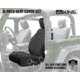 King 4WD Seat Covers, Jeep Wrangler JK 2 Door 2008 - 2012, Neoprene, Black/Black, 11010301