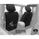 King 4WD Seat Covers, Jeep Wrangler JK 2 Door 2008 - 2012, Neoprene, Black/Black, 11010301