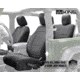 King 4WD Seat Covers, Jeep Wrangler JK 2 Door 2008 - 2012, Neoprene, Black/Black, 11010301