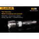 Klarus RS20 XML2 1050 Lumen Waterproof LED Flashlight w/ Rechargeable Battery,Grey KLARUS-RS20-XML2