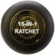 Klein Tools 15in1 Multi-Bit Ratcheting Screwdriver, Black/Yellow, 32305