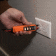 Klein Tools AC/DC Voltage Tester, Orange/Black, ET45