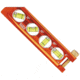 Klein Tools ACCU-BEND Level, 4 Vial, Orange, 935AB4V