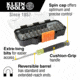 Klein Tools All in1 Precision Screwdriver Set with Case, Black/Yellow, 32717