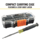 Klein Tools All in1 Precision Screwdriver Set with Case, Black/Yellow, 32717