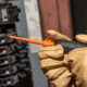 Klein Tools Cabinet Screwdriver Set, Slim-Tip Insulated Phillips, Square, 4Piece, Orange/Black, 33734INS