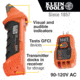 Klein Tools Circuit Breaker Finder w/GFCI Outlet Tester Digital, ET310