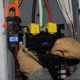 Klein Tools Clamp Meter Electrical Test Kit, Orange/Black, CL120KIT