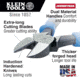 Klein Tools Heavy-Duty Diagonal Cutting Pliers, Journeyman, 9In, Blue/Black, J2000-59