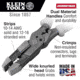 Klein Tools Pliers w/Crimper Hybrid, J215-8CR