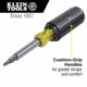 Klein Tools Screwdriver/Nut Driver 11-in-1, 32500