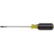 Klein Tools Wire Bending Cabinet Tip Screwdriver, 6In, Black/Yellow, 605-6B