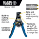Klein Tools Wire Stripper/Cutter 8-22 AWG Katapult, 11063W