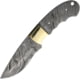 Knifemaking Knife Blade Finger Groove, 4" Damascus steel blade, Finger grooved handle, BL145D BL-MAY10
