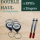 Knot Kneedle Double Haul Starter Bundle, 2 EPICs &amp; 2 Zingers, KK2-KKZ2
