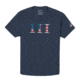 Kryptek III Mens Tee Shirt, Navy Heather, 2XL, 18KIIISSCNH7