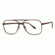LAmy Westport Prescription Eyeglasses - Frame Brown, Size 59/17mm LYWST0F311-597U01