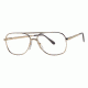 LAmy Westport Prescription Eyeglasses - Frame Gold, Size 59/17mm LYWST0MC021597U01