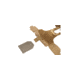 Lancer Tactical 1000D Nylon Strike Tactical Vest, Coyote Brown, CA-303KN
